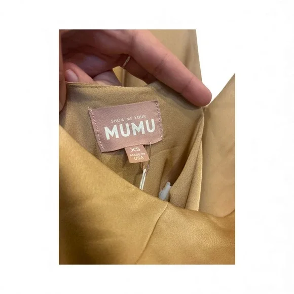 gold satin dress shirt Havan Silk-Satin Top in Gold